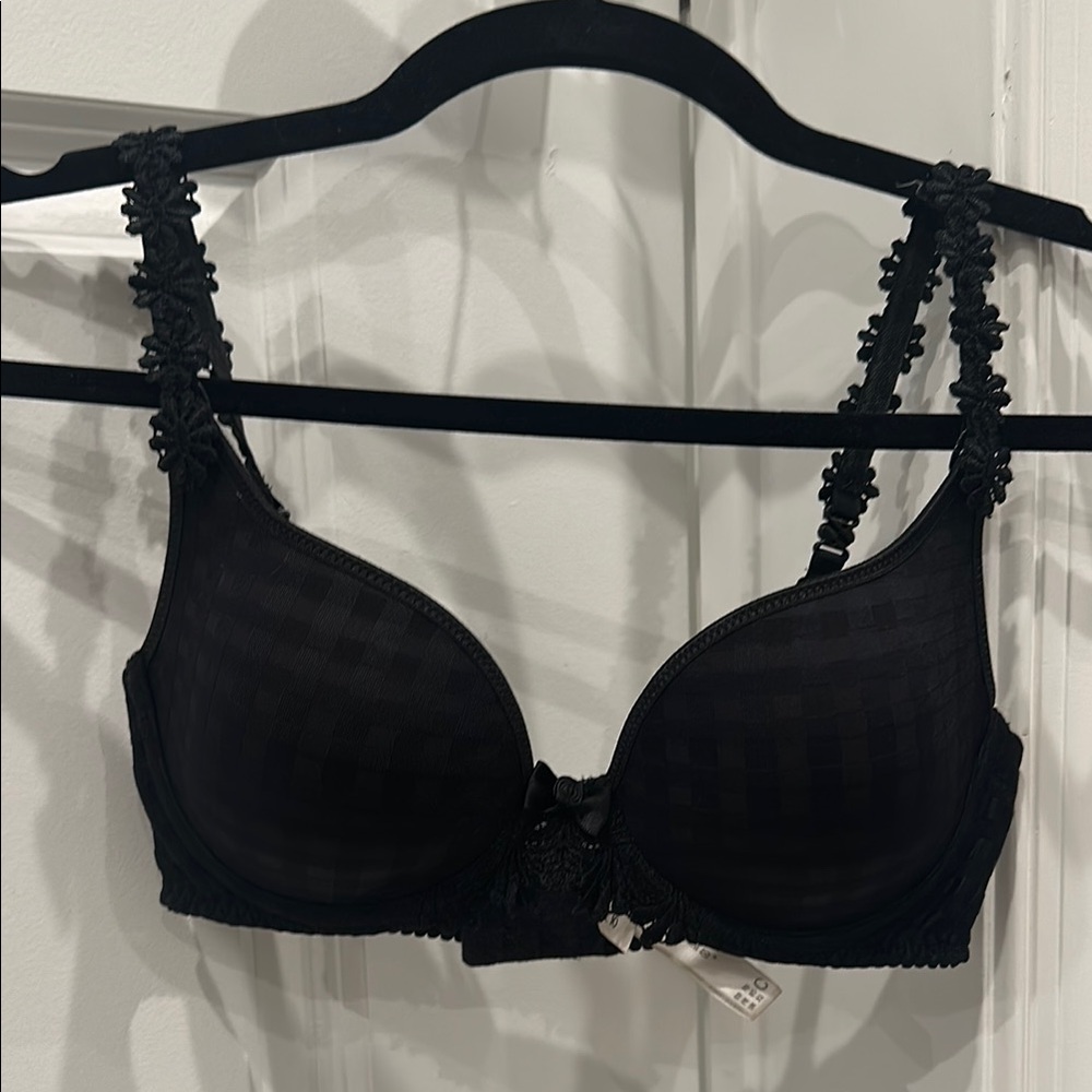 Elegant Black Lace Bra by Marie Jo